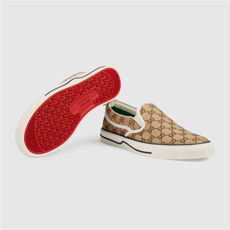 gucci mens sneakers slip on|men's Gucci 1977 sneaker.